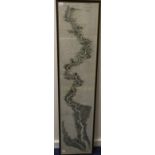 Tombleson (William) Tombleson's Panoramic Map of the Thames and Medway, [London, c.1846], hand-