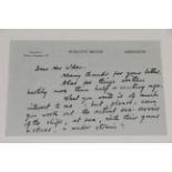 Masefield (John Edward) Autograph Letter Signed ('John Masefield') to historian and antiquarian book