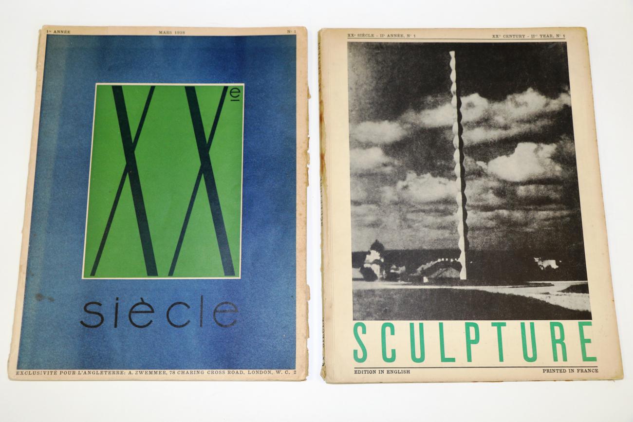FRENCH ART JOURNALS WITH ARTIST'S PRINTS G. di San Lazzaro (Editor) XXe Siècle, 1938-39, Paris, - Image 6 of 9
