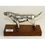 Figure of a labrador, silver, by Derek Birch, Birmingham