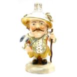 A Royal Crown Derby Mansion house Dwarf figure 'Theatre Royal, Haymarket'Good condition