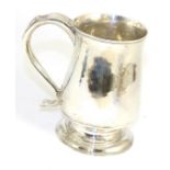 A Georgian silver mug