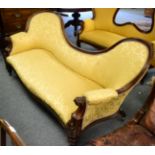 Victorian double ended sofa