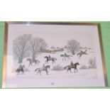 Vincent Haddelsey, Racehorses, limited edition print 200/736