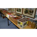 A large quantity of books relating to various subjects including British hunts and huntsman,