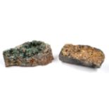 Two Fluorite Specimens, one from the Seata Mine, Aysgarth, North Yorkshire the other from Rogerly