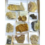 Eleven Mineral Specimens From North Yorkshire, including Fluorites, Calcites, Cerussite and