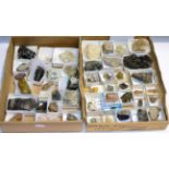 Two Trays of Mineral Specimens, from North America including specimens from The Weatley Mine