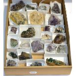 A Tray of Mostly Fluorite Specimens, from Weardale County Durham including Fluorite from the