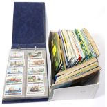 Ten sets of cigarette cards and assorted tea cards