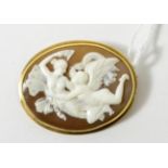 An Italian cameo brooch