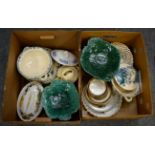 Quantity of ceramics including Masons, Spode etc (in two boxes)