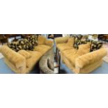 A pair of Tedrad sofas