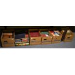 A quantity of books in six boxes including Scott's Last Expedition 2 vols 5th edition; Lubbock (