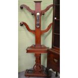 Victorian mahogany hall stand