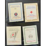 France. A collection of Red Cross booklets 1953 to 1989. Better include 1953, 1954, 1955, 1956,