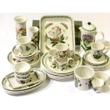 A group of Portmeirion ''Botanical Garden'' wares mostly dinner/tea (two boxes)