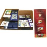 Wimbledon Merchandise including Tea and Jam sets, chocolates, five 50th Anniversary paperweights,