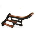 Musgraves Side-Saddle Rack, late 19th century, wall mounted cast iron, underside markers '