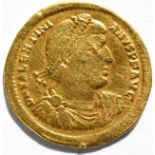 Roman Imperial, Gold Solidus of Valentinian I, (AD 364-375), 4.23g, .965 gold (tested & verified)