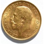 George V, Sovereign 1912, minor contact marks GVF