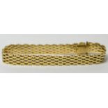 A 9ct gold bracelet 13.38g gross