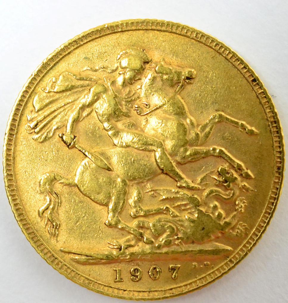 A 1907 sovereign