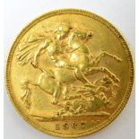 A 1907 sovereign