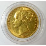 An 1862 sovereign