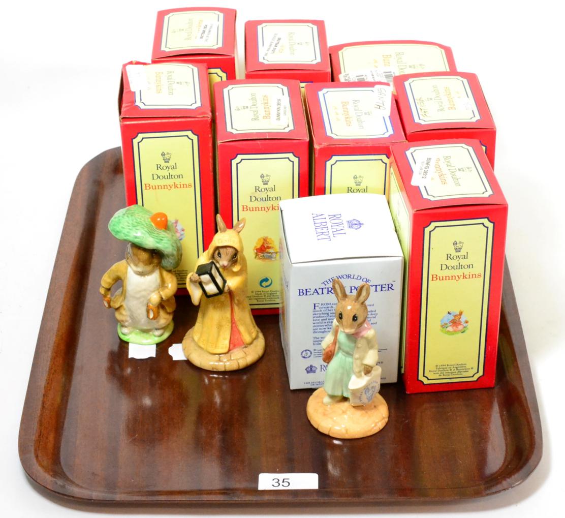 Royal Doulton Bunnykins and a Royal Albert Beatrix Potter (12)