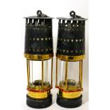 A Pair of Mining LampsBoth have been adapted for electric lighting which has since been removed