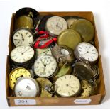Silver pocket watches and other pocket and fob watches (qty)