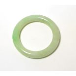 A jade bangle 74.98g gross