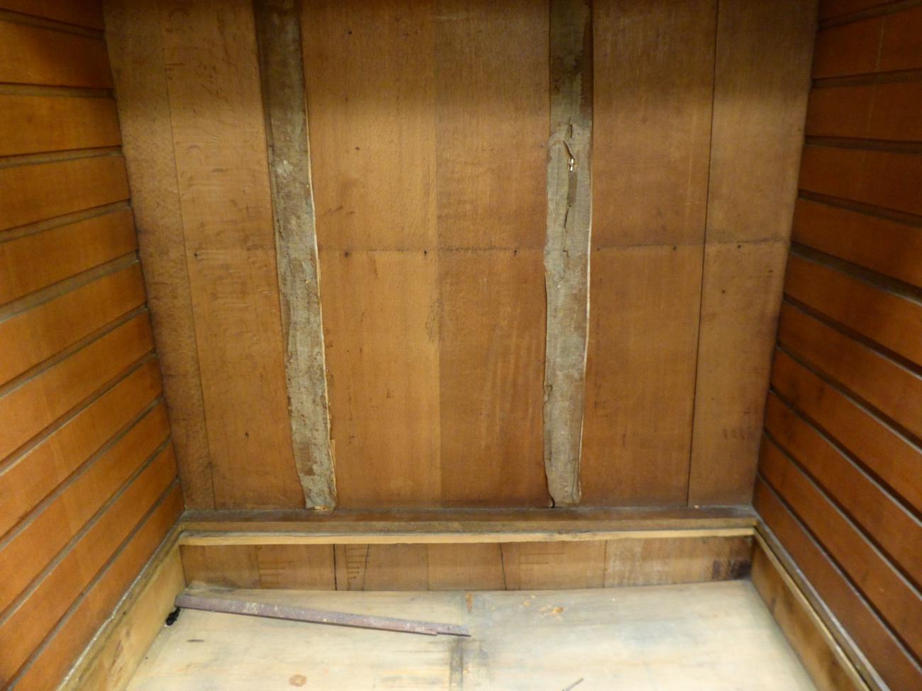 A 19th mahogany linen press (converted) - Image 2 of 3
