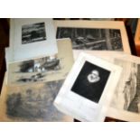 A collection of etchings, maps and prints