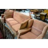 A Parker Knoll style three piece suite