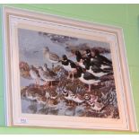 After C F Tunnicliffe, a limited edition print of Seabirch, 106/500, pencil, signed by artist