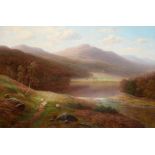 William Mellor (1851-1931) ''Grasmere Lake from Langrigg Side, Westmorland'' Signed, inscribed