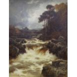 William Manners (1860-1930) ''Falls of Dochart, Killin'' Signed and dated 1900, oil on canvas, 89.