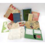 Quantity of Late 19th to Early 20th Century School Sewing and Embroidery Samples, including a French