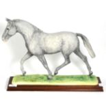 Border Fine Arts 'Hunter', model No. B1124A by David Mayer, limited edition 93/150, on wood base,