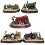 Border Fine Arts Tractor Models 'Changing Times' (Ford Ferguson 9N), model No. B0912, 'Starts