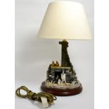 Border Fine Arts Studio 'Jock's Pride' Table Lamp, with shade, signed to base by Ray Ayres