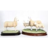 Border Fine Arts 'Border Leicester Tup', model No. L163 by Ray Ayres, limited edition 178/950, on