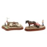 Border Fine Arts James Herriot Studio Collection 'Close T' Gate', model No. A8914 and 'Lightly