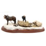 Border Fine Arts James Herriot Studio Collection 'Emergency Rations' (Horse, farmer and sheep),