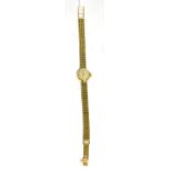 A lady's 9ct gold wristwatch signed Benrus