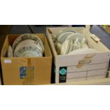 Royal Doulton Berkshire pattern tea/dinner service, decorative plates, toast rack, warming pan,