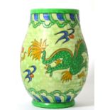 Crown Ducal vase designed by Charlotte Rhead