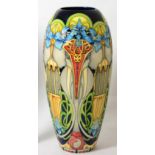 A Moorcroft pottery vase in the Dasara pattern by Kerry Goodwin, numbered 88/200, dated 2004, 36cm